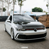 Seibon 22-23 Volkswagen Golf GTI/R  TM-Style Carbon Fiber Hood - Burkken Auto Parts