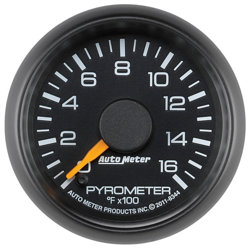 Autometer Factory Match GM 2-1/16in 1600 Degree Electric Pyrometer (EGT) Gauge - Burkken Auto Parts