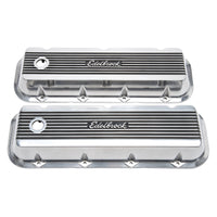 Edelbrock Valve Cover Elite II Chevrolet 1965 and Later 396-502 Big Block V8 Polished - Burkken Auto Parts