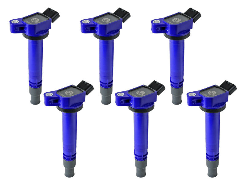 aFe 03-12 Toyota 4Runner V6 4.0L / 05-23 Toyota Tacoma L4 2.7L SCORCHER Ignition Coil - Set of 6 - Burkken Auto Parts