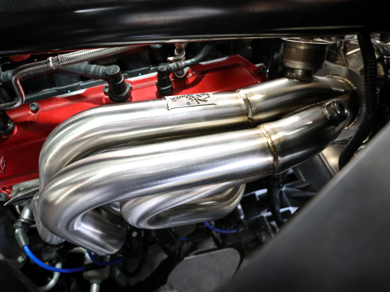 aFe Twisted 304SS Header 2020 Chevy Corvette (C8) 6.2L V8 - Brushed - Burkken Auto Parts