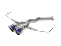 aFe Takeda 3in-2.5in 304 SS Axle-Back Exhaust w/Blue Flame Tip 19-20 Hyundai Veloster I4-1.6L(t) - Burkken Auto Parts