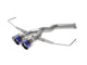 aFe Takeda 3in-2.5in 304 SS Axle-Back Exhaust w/Blue Flame Tip 19-20 Hyundai Veloster I4-1.6L(t) - Burkken Auto Parts
