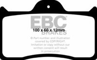 EBC Brakes Redstuff Ceramic Brake Pads - Burkken Auto Parts