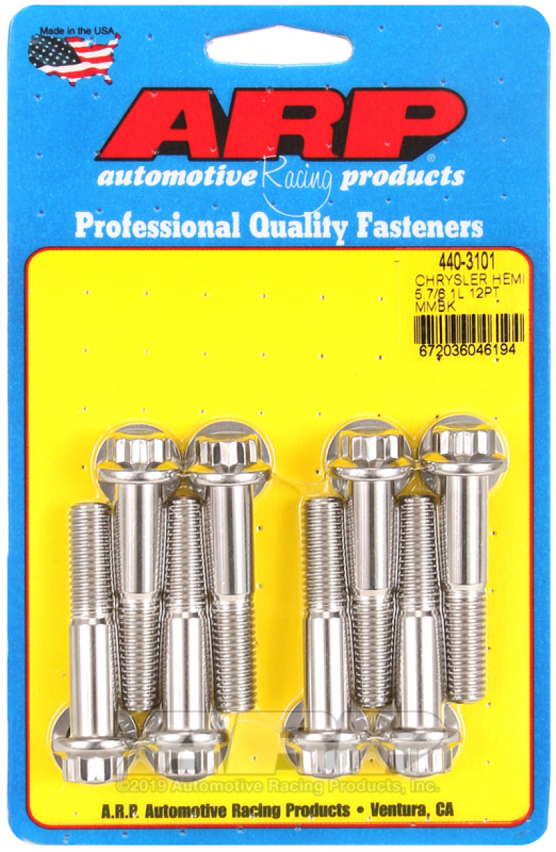 ARP Chrysler Hemi 5.7/6.1L SS 12pt Motor Mount Bolt Kit - Burkken Auto Parts