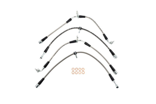 AMS Performance 2022+ Subaru WRX Stainless Steel Brake Lines - Burkken Auto Parts