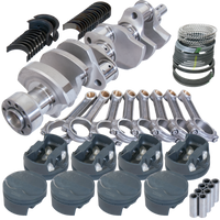 Eagle Chevy LT1 350 1Pc 3.750in Crank 6.000in I-Beam Rods 6cc Dome 4.040in Pistons Rotating Assembly - Burkken Auto Parts
