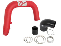 aFe BladeRunner 2.5in Red IC Tube Hot Side w/ Coupling & Clamp Kit 2016 GM Colorado/Canyon 2.8L - Burkken Auto Parts