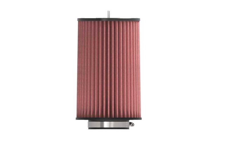 K&N Universal Clamp-On Air Filter 4-1/8in FLG 7-3/8in B 7in T W/STUD 11-1/2in H - Burkken Auto Parts