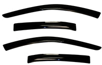 AVS 10-18 Ford Taurus Ventvisor Outside Mount Window Deflectors 4pc - Smoke - Burkken Auto Parts