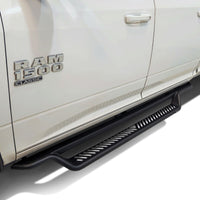 Westin 09-18 RAM 1500 CC / 10-24 RAM 2500/3500 CC Outlaw Drop Running Boards - Tex. Blk - Burkken Auto Parts