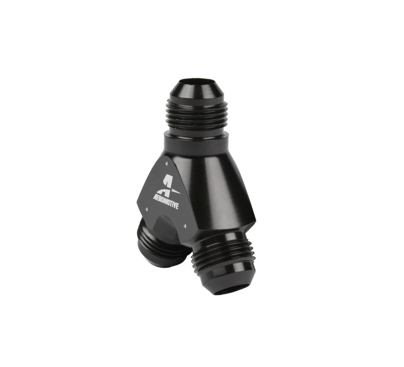 Aeromotive Y-Block - AN-08 - 2x AN-08 - Burkken Auto Parts