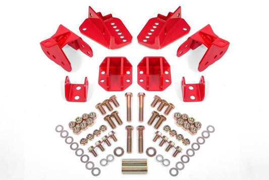 BMR 64-72 GM A-Body Rear Coilover Conversion Kit - Red - Burkken Auto Parts