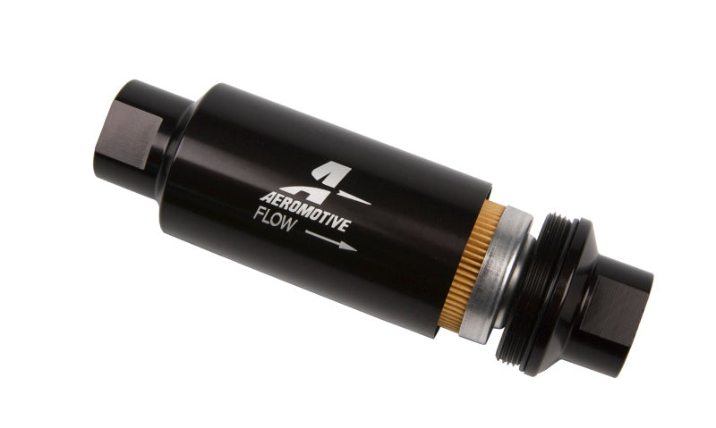 Aeromotive In-Line Filter - AN-10 - Black - 10 Micron - Burkken Auto Parts