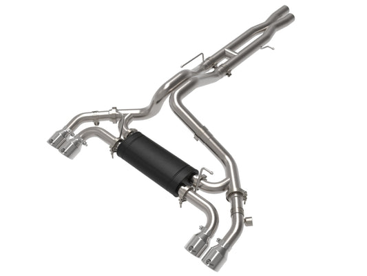 aFe Vulcan Series 2.5in 304SS Cat-Back Exhaust 2021+ Jeep Wrangler 392 6.4L w/ Polished Tips - Burkken Auto Parts