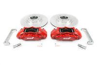 Alcon 2019+ Ford Ranger/2020+ Bronco 2.3L 350x34mm Rotors 6-Piston Calipers Front Brake Kit - Red - Burkken Auto Parts