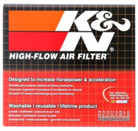 K&N Universal Rubber Filter 2-1/16in FLG 3-1/2in OD 4in H - Burkken Auto Parts