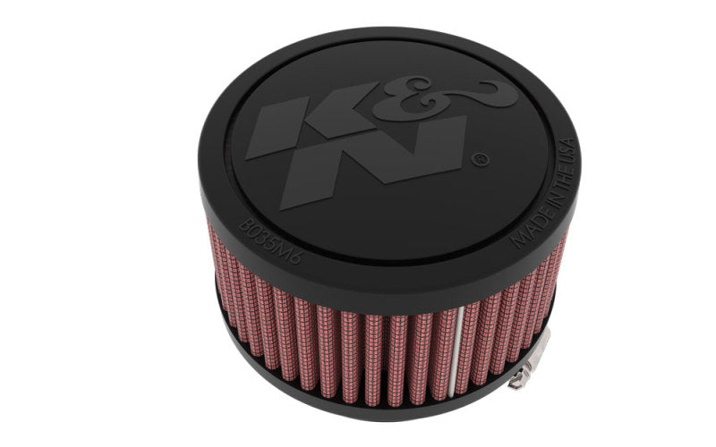K&N Universal Clamp-On Air Filter 2.25in Flange ID 3.5in OD 2in Height - Burkken Auto Parts
