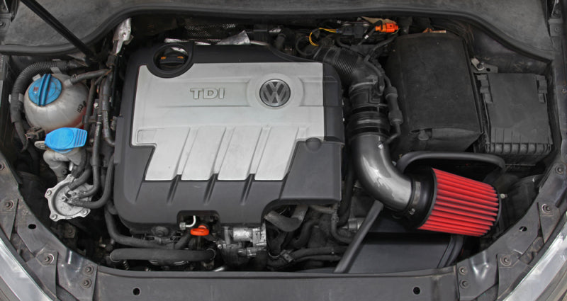 AEM 11-14 Volkswagen Jetta 2.0L L4 - Cold Air Intake System - Gunmetal Gray - Burkken Auto Parts