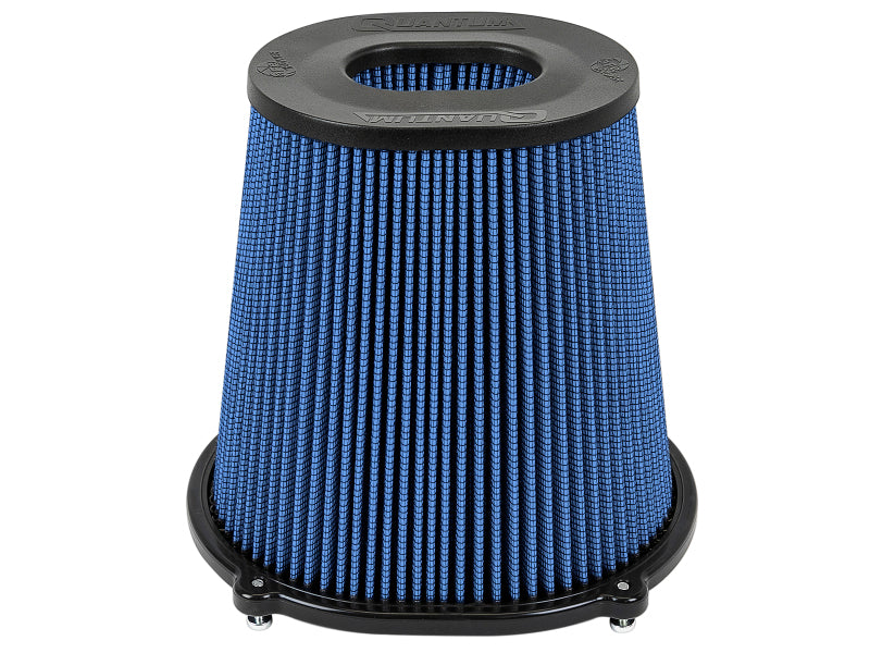 aFe Quantum Pro-5 R Air Filter Inverted Top - 5in Flange x 9in Height - Oiled P5R - Burkken Auto Parts