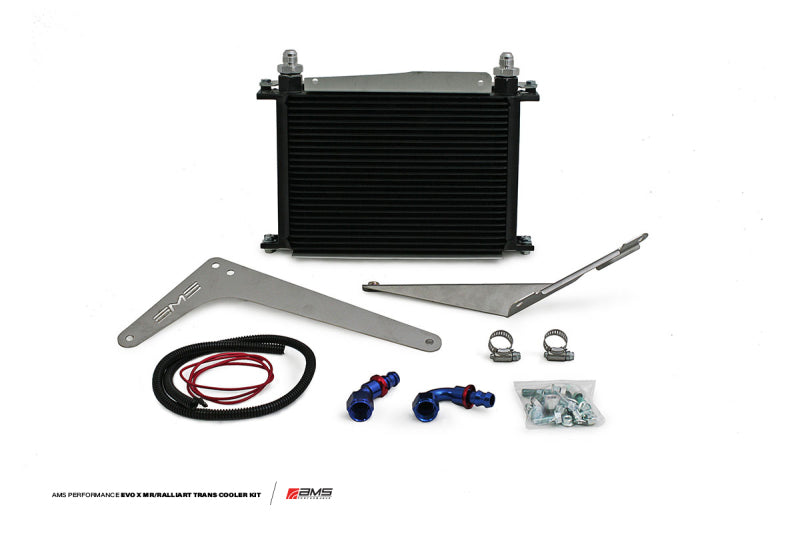 AMS Performance 08-15 Mitsubishi EVO X MR/Ralliart SST Transmission Oil Cooler Kit - Burkken Auto Parts