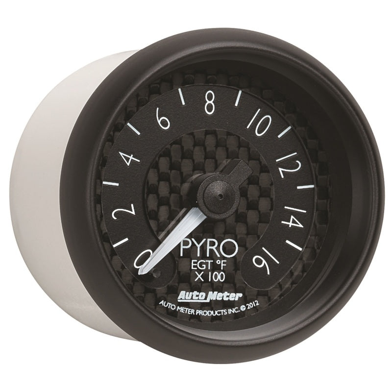 Autometer GT Series 52mm Full Sweep Electronic 0-1600 Deg F EGT/Pyrometer Gauge - Burkken Auto Parts