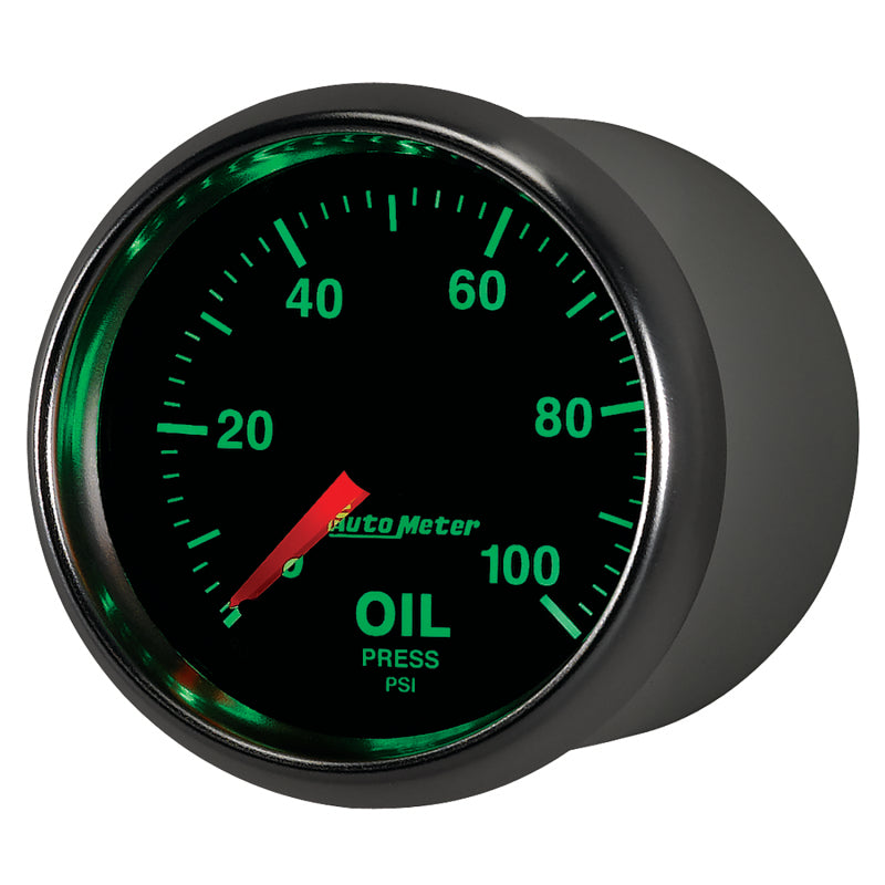 Autometer GS 52mm 0-100 PSI Mechanical Oil Pressure Gauge - Burkken Auto Parts