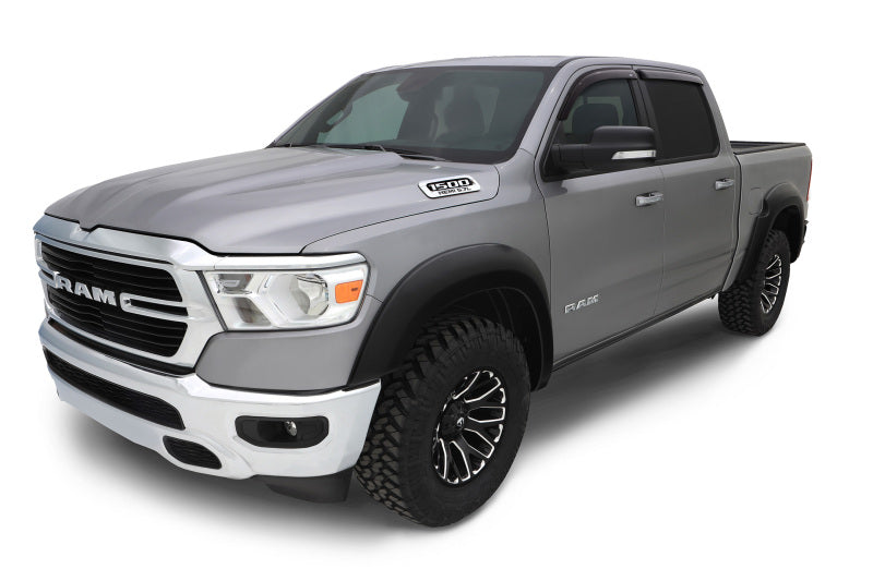 AVS 2019 RAM 1500 Crew Cab Ventvisor Outside Mount Front & Rear Window Deflectors 4pc - Smoke - Burkken Auto Parts