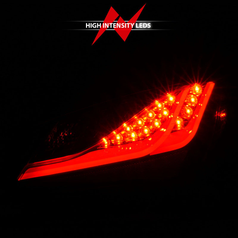 ANZO 10-13 Hyundai Genesis 2DR LED Taillights Smoke - Burkken Auto Parts