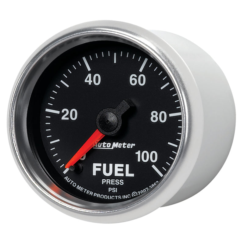 Autometer GS 0-100 PSI Full Sweep Electronic Fuel Pressure Gauge - Burkken Auto Parts