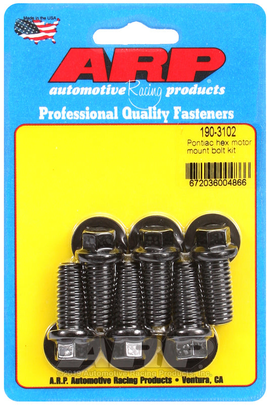 ARP Pontiac Hex Motor Mount Bolt Kit - Burkken Auto Parts