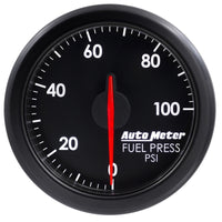 Autometer Airdrive 2-1/6in Fuel Pressure Gauge 0-100 PSI - Black - Burkken Auto Parts