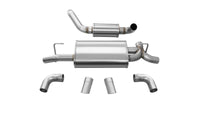 Corsa 2018-2025 Jeep Wrangler JL 2.5in Dual Rear Turn Down Exit Touring Axle-Back Exhaust - Burkken Auto Parts