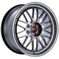 BBS LM 20x9.5 5x114.3 ET40 CB66 Diamond Black Center Diamond Cut Lip Wheel - Burkken Auto Parts