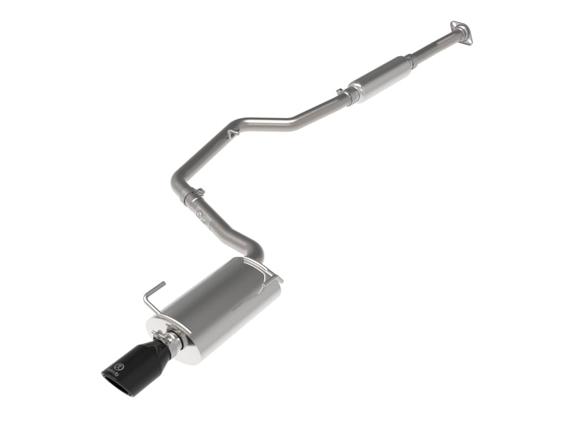 aFe POWER Takeda 12-16 Subaru Impreza 2.0L 2.5in 304SS CB Exhaust w/ Black Tips - Burkken Auto Parts