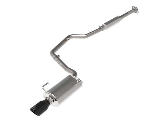 aFe POWER Takeda 12-16 Subaru Impreza 2.0L 2.5in 304SS CB Exhaust w/ Black Tips - Burkken Auto Parts