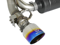 aFe Takeda 3in 304 SS Cat-Back Exhaust System w/ Blue Flame Tip 16-18 Ford Focus RS I4-2.3L (t) - Burkken Auto Parts