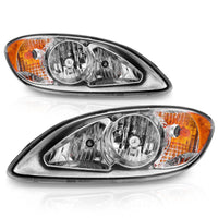 ANZO 2008-2016 International Prostar Crystal Headlights Chrome Housing - Burkken Auto Parts