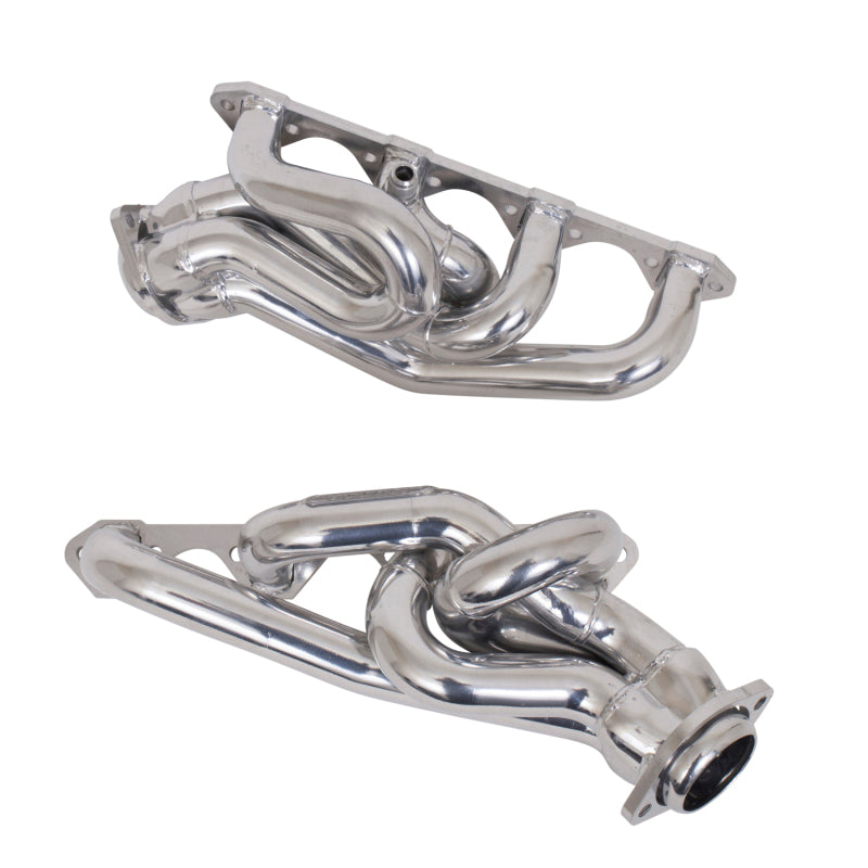 BBK 94-95 Mustang 5.0 Shorty Tuned Length Exhaust Headers - 1-5/8 Silver Ceramic - Burkken Auto Parts