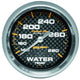 Autometer Carbon Fiber 2-5/8in 140-280 Deg F Mechanical Water Temp Gauge - Burkken Auto Parts