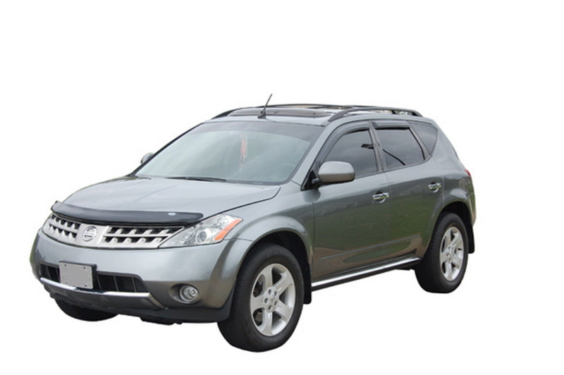 AVS 03-07 Nissan Murano High Profile Bugflector II Hood Shield - Smoke - Burkken Auto Parts