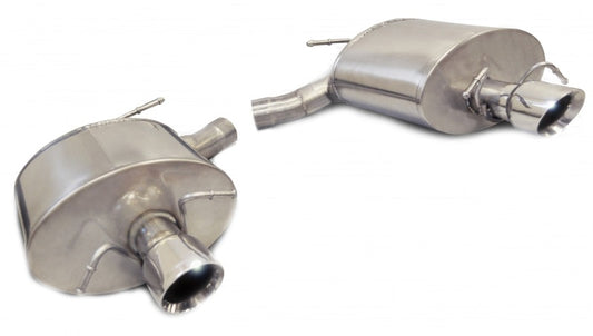 Corsa 2011-2014 Cadillac CTS Wagon V 6.2L V8 Polished Sport Axle-Back Exhaust - Burkken Auto Parts