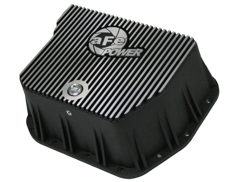 aFe Power Cover Trans Pan Machined COV Trans Pan Dodge Diesel Trucks 94-07 L6-5.9L (td) Machined - Burkken Auto Parts