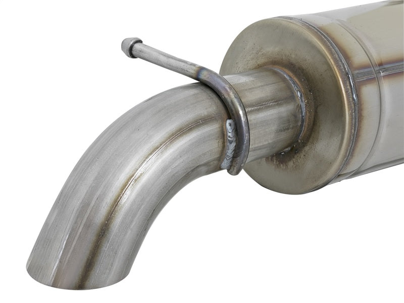 aFe Rock Basher 3in 409 SS Cat-Back Turn-Down Exhaust 12-18 Jeep Wrangler (JK) V6 3.6L/ 07-11 3.8L - Burkken Auto Parts