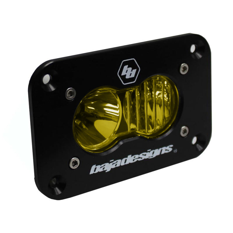 Baja Designs S2 Driving/Combo Flush Mount LED - Amber - Burkken Auto Parts