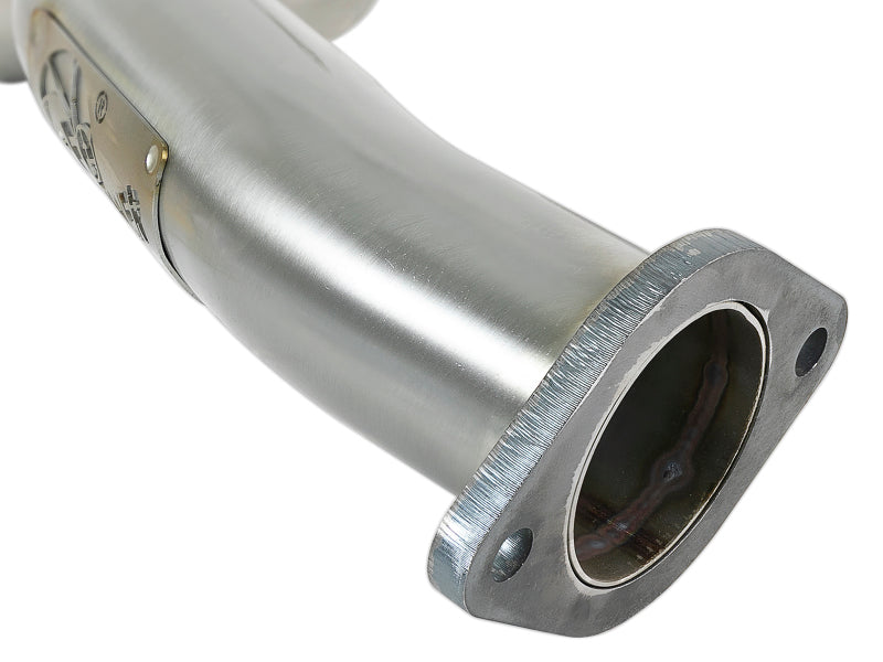 aFe POWER Takeda 2.5in 304 SS Axle-Back Exhaust w/ Carbon Fiber Tips 17-19 Infiniti Q60 V6-3.0L (tt) - Burkken Auto Parts