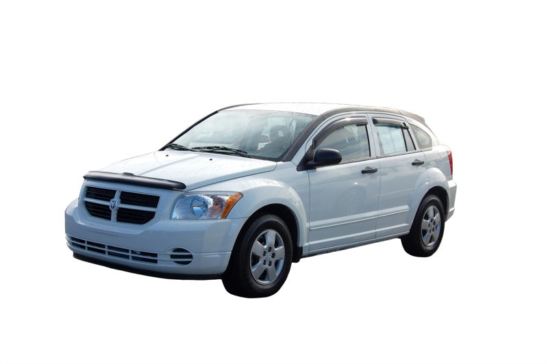 AVS 07-12 Dodge Caliber Ventvisor Outside Mount Window Deflectors 4pc - Smoke - Burkken Auto Parts