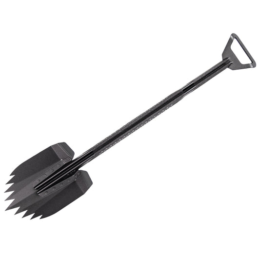 Go Rhino Xventure Gear Sharktooth Stackable Shovel - Textured Black