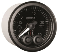 Autometer Stack Instruments 52mm -30INHG To +30PSI Pro Control Boost Pressure Gauge - Black - Burkken Auto Parts