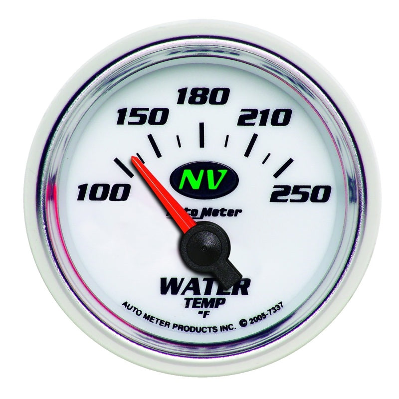 AutoMeter Gauge Water Temp 2-1/16in. 100-250 Deg. F Electric NV - Burkken Auto Parts